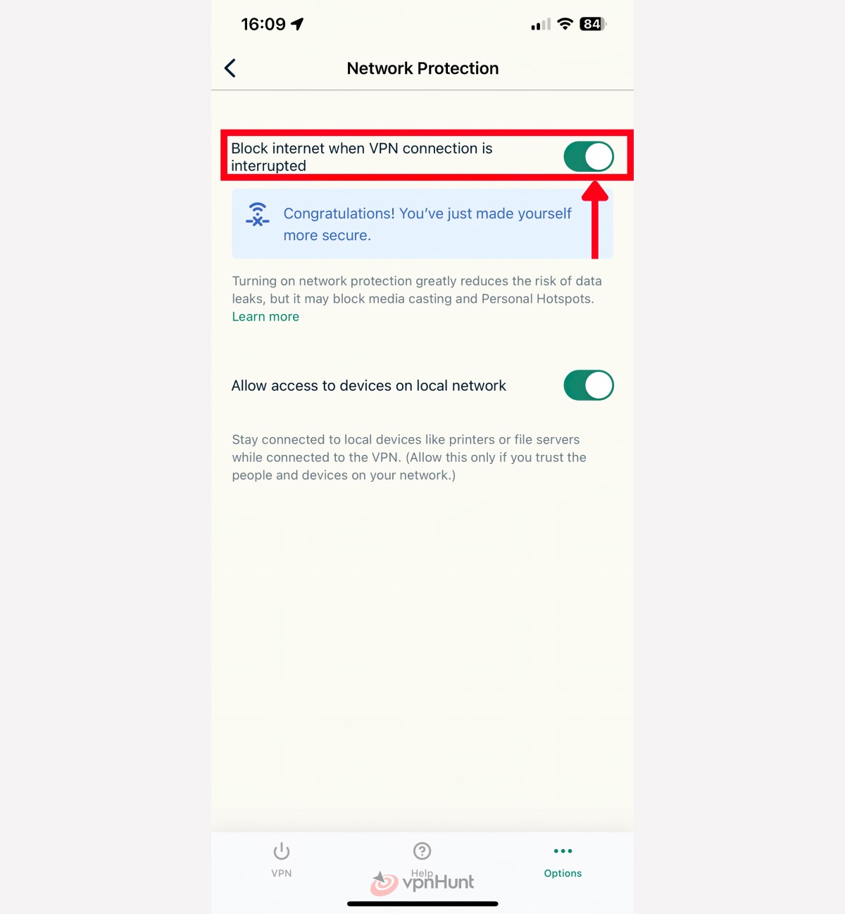 vpn automatically turns on iphone