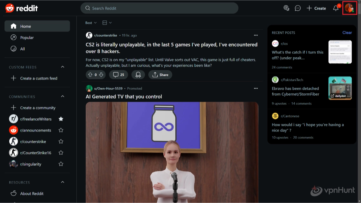 how to delete reddit account on app