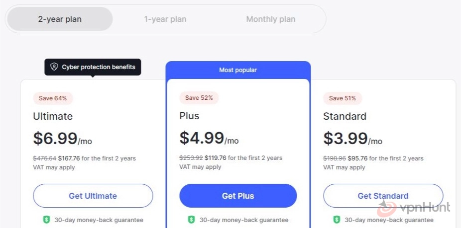 ip vanish cost