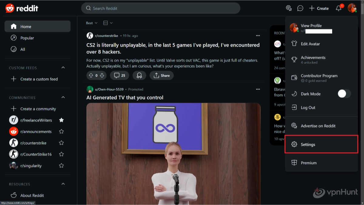 how to delete reddit account