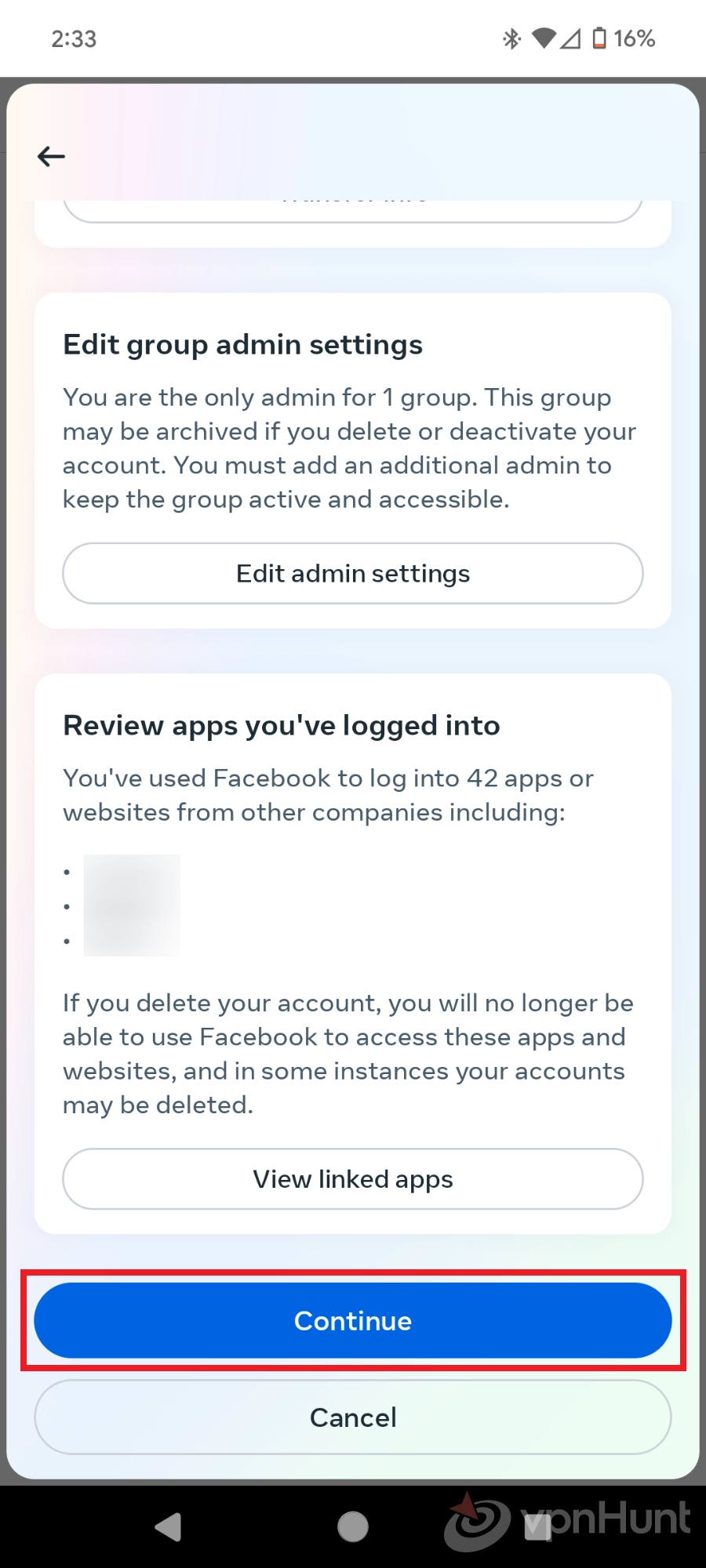 how to deactivate facebook