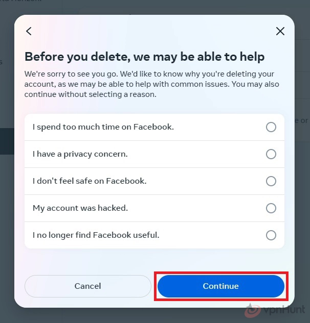 how to take a break from facebook