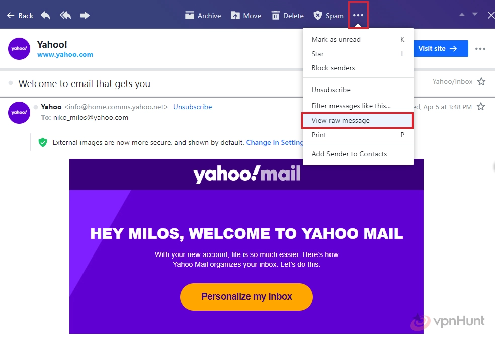 how to trace email ip address