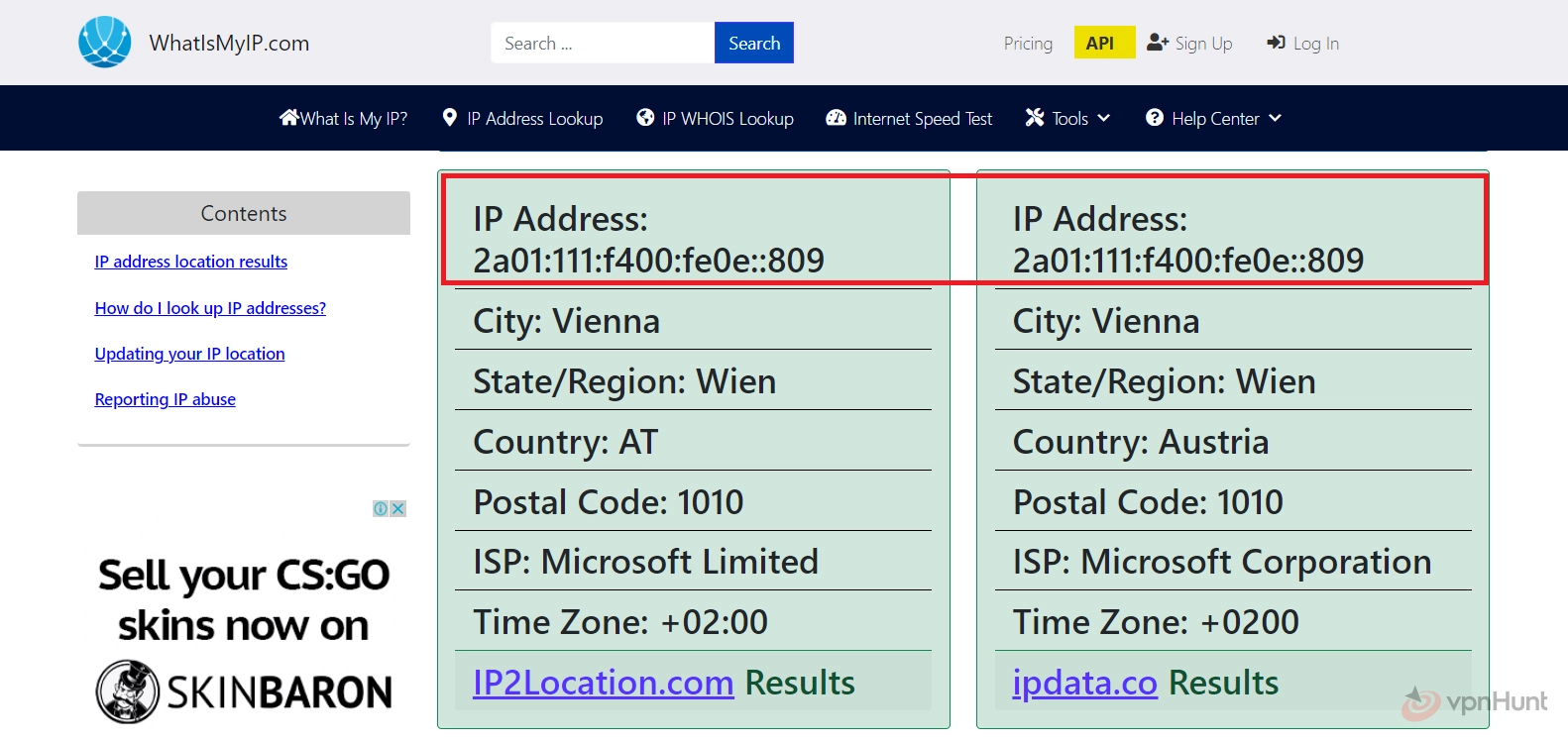 how to find ip address by email