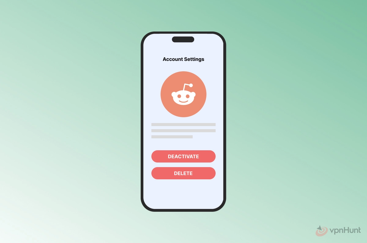 how to delete a reddit account