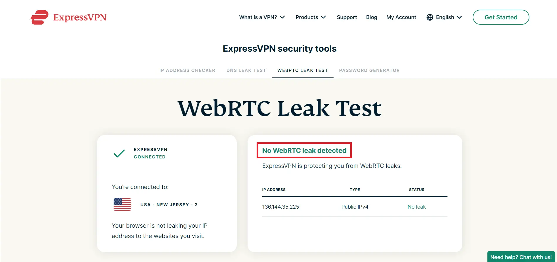 dns leak test surfshark