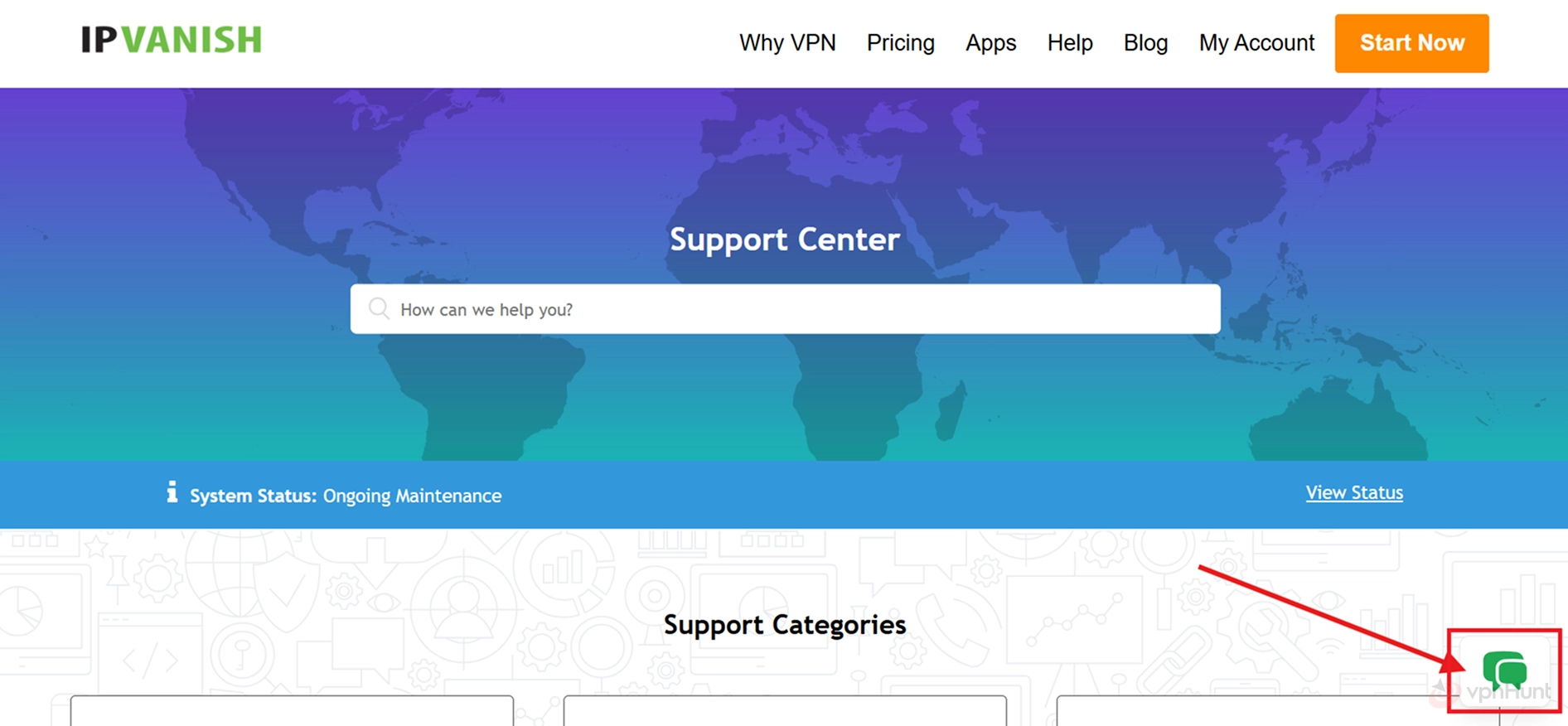 open live chat support